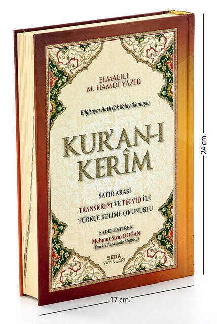 Kuranı Kerim Ve Satır Altı Türkçe Okunuşlu Ve Mealli 17-24 Cm Elmalılı Hamdi Yazır