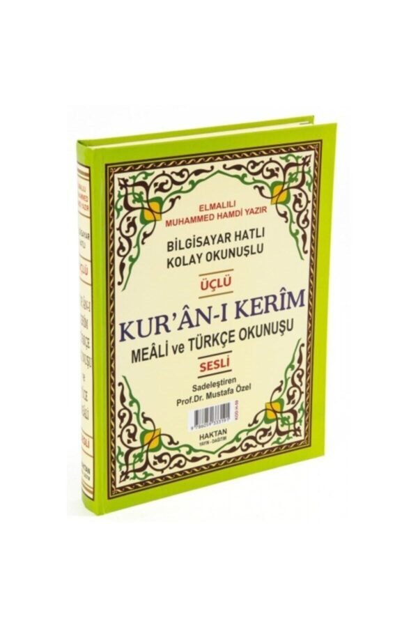 Haktan Yayınları Orta Boy 1 Sayfada 3 Özellikli Kur'an-ı Kerim 16*24 Cm